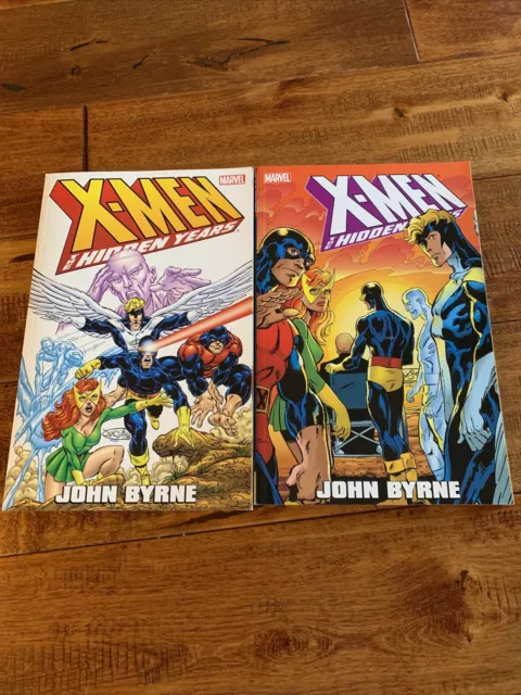Marvel X-Men the Hidden Years john byrne collection 1 2 comp Trade Paperback Tpb