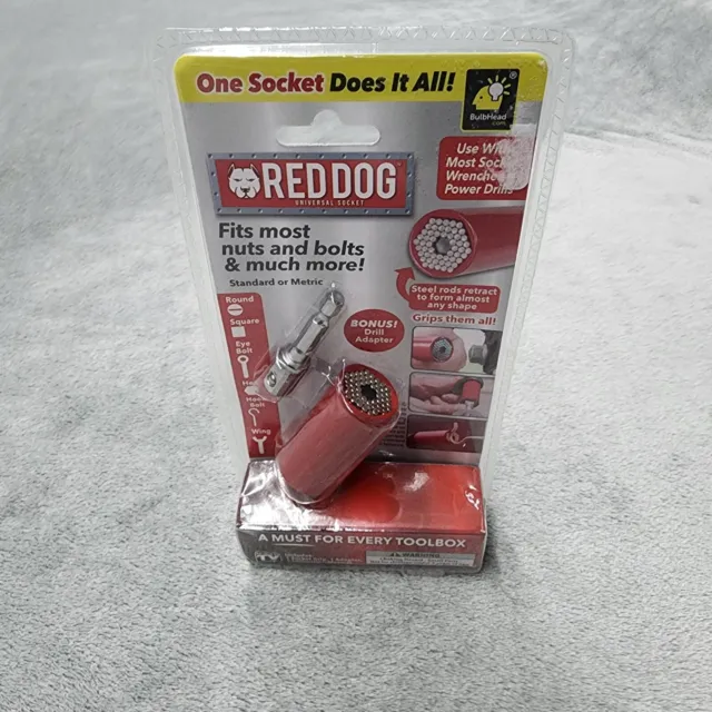 New Red Dog Universal Socket Tool - Red/Silver