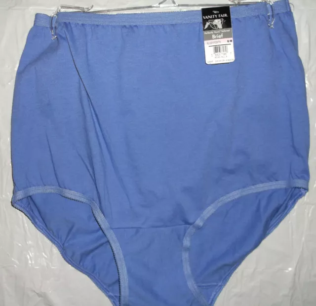 NWT Vanity Fair Perfectly Yours Tailored 15318 cotton brief panty panties COLORS