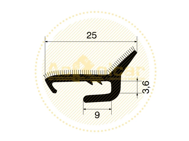 2 Guarnizioni Raschiavetro Per Fiat Seicento 1998-2010 - Anteriore Destro E Sinistro - Foto 9
