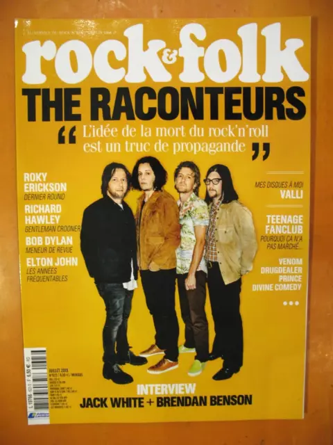 Rock & Folk N° 623 du 07/2019- Jack White + Brendan Benson. Roky Erickson. Dylan