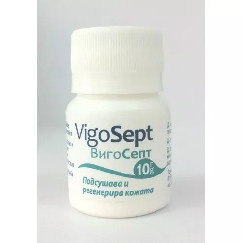 VigoSept Polvere Antisettica azione antinfiammatoria e rigenerante pelle 10g