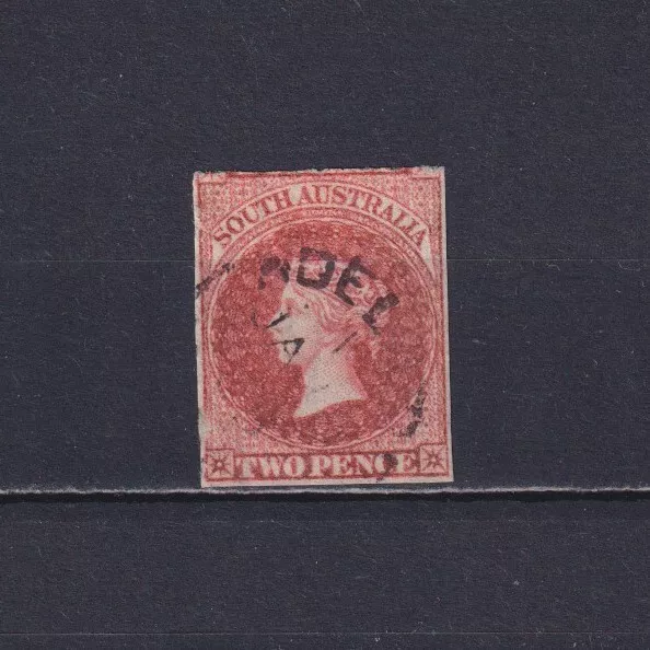 SOUTH AUSTRALIA 1859, SG# 15, CV £22, Wmk Large Star, 2d red, QV, Used