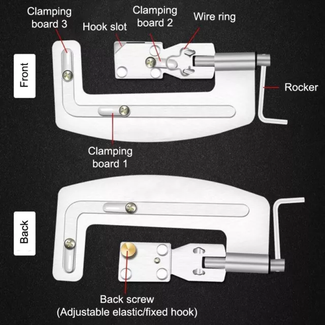 Semi Automatic Fishing Hooks Line Tier Machine Portable Fish Hook Line Knotte Ni