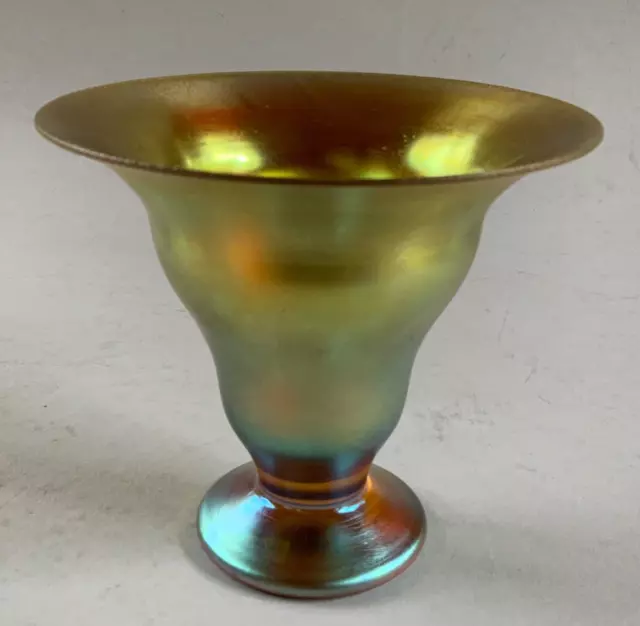 Art Deco WMF Myra Glas Vase Schale Württembergische Metallwarenfabrik ~1940