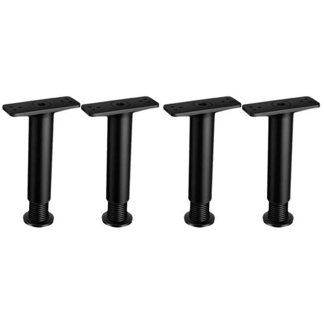 4 piezas cama patas ajustables soporte para muebles patas pie retráctil alto rendimiento