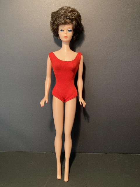 Barbie Silkstone Bubble Cut 1960 Authentique Mattel - Vintage, Avec Vêtements, état D'usage