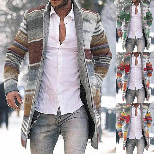 Trench Coat Uomo Leggero In Poliestere - Giacca Elegante Antivento Per Primavera E Autunno - Foto 4
