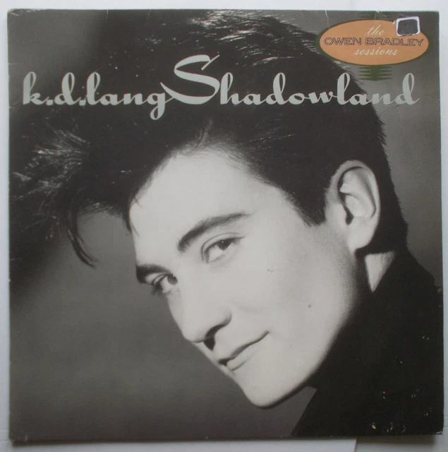 k. d. lang: "Shadowland". Sire WX 171. 1988. Stereo. Original Inner Sleeve. L.P.
