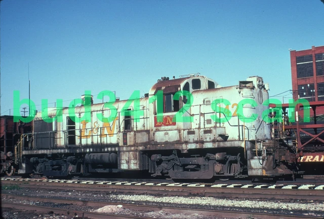 LN L&N Louisville & Nashville RS3 #142 at Lafayette IN 1975 DUPLICATE Slide!