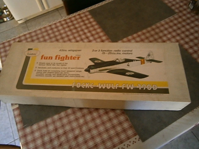 Maquette Avion RC Cambria Focke-Wulf Fw-190 - Vintage - Pour Pièces Ou Collection