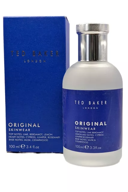 Ted Baker Usure Peau Hommes Eau de Toilette Spray 100ml Original Homme Parfum