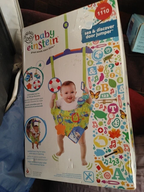 Baby Einstein 1110 Sea and Discover Door Jumper Baby Exercise Adjustable New