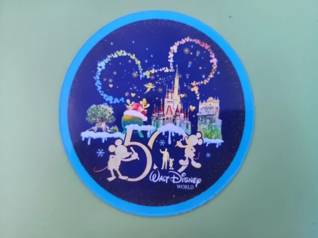 Walt Disney World  50th anniversary Christmas Magnet