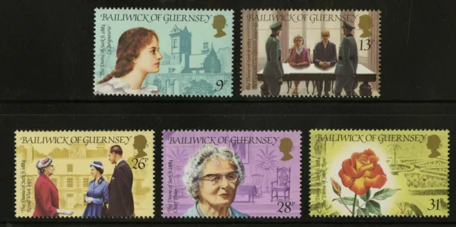 Guernsey 1984  Scott # 274-278  Mint Never Hinged Set