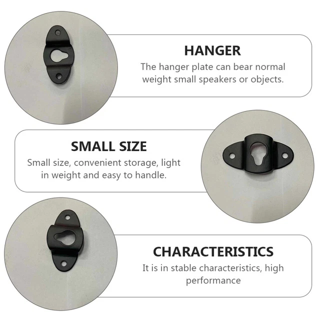 10 PCS SPEAKER Hanging Connector Hook Mount Holder Wall Bracket £5.35