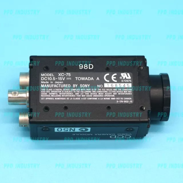 1 pz XC-75 usato per fotocamera industriale Sony CCD STOCK SPOT