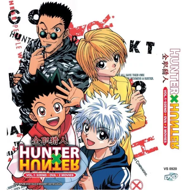 ANIME DVD Hunter x Hunter Season 1+2 (1-210End+2 Movie+30 OVA) ENGLISH  DUBBED