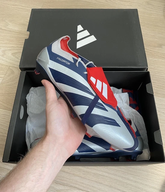 ADIDAS PREDATOR ELITE Tongue FG Roteiro FG (Blue/Sliver) UK11 / US 11.5 ...