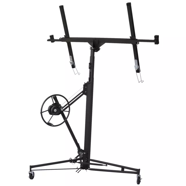 13' Drywall Lift Panel Hoist Jack Lifter Construction Tools with Adjustable Arm