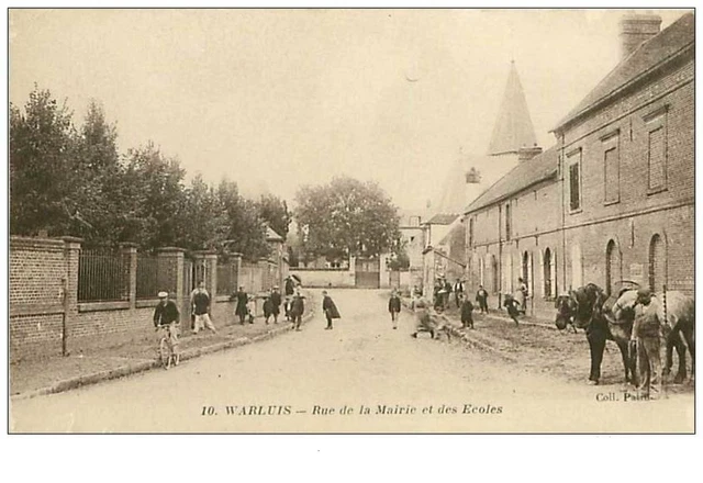 60.WARLUIS.n°166.RUE DE LA MAIRIE ET DES ECOLES