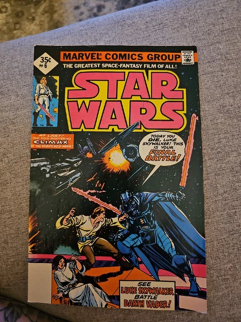 Star Wars #6 Marvel Comics 1977  No UPC code Reprint Good Condition See Desc
