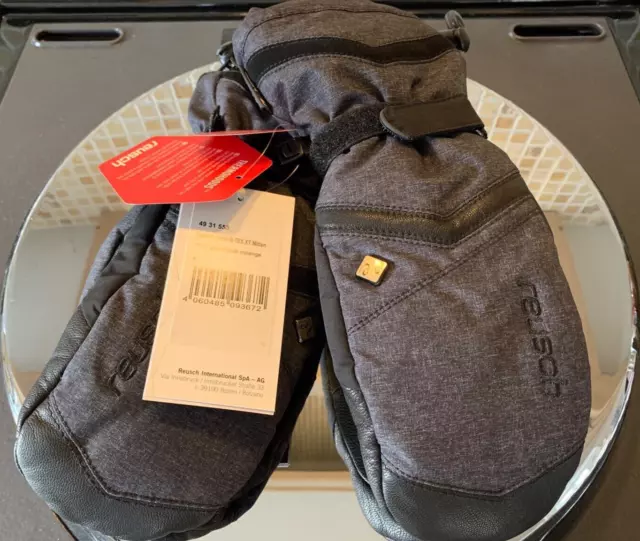 Reusch Naria R-TEX XT Daunengefüllter Skihandschuh - Brandneu mit Etikett 7721 schwarze Melange Gr. 6