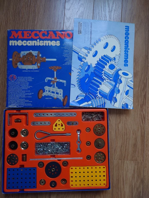 Ancienne Boîte MECCANO 203N - Véhicules Routiers 3, Vintage Fabriqué En France, Collection