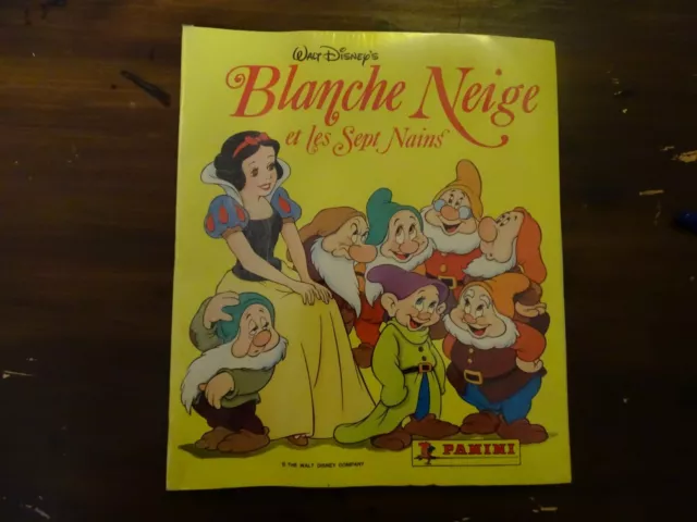 Album d'images Panini Blanche Neige complet Walt Disney 1994