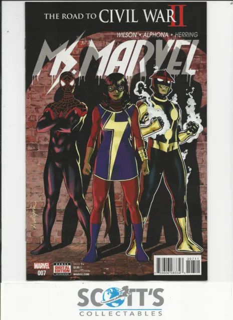 Ms Marvel  #7  Nm  New  (Boarded & Bagged)  Freepost