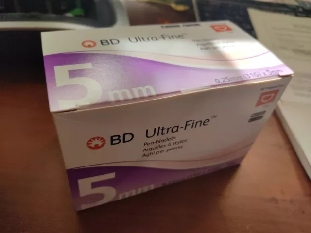 BD Ultra-Fine Pen-Nadeln 5mm , 105 Stück