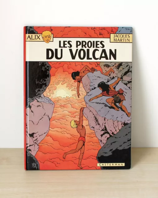 Album Bd - Les Aventures D'alix  Les Proies Du Volcan Eo 1978 Casterman / Martin