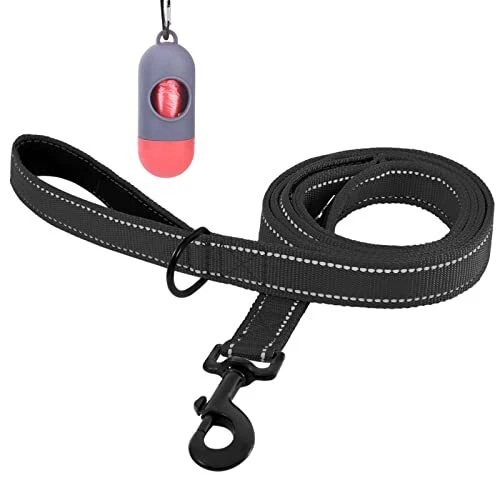 5ft Dog Leash, Heavy Duty Rope Leash with 2 Padded Handle – Pet Trainin...