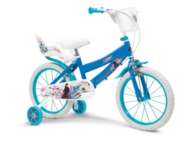 16 Zoll Kinderfahrrad Mädchenfahrrad Rad Kinderrad Disney Frozen Eiskönigin Elsa