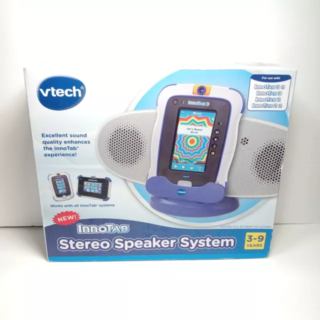 VTech InnoTab Stereo Speaker System 2S/3/3S Model 80-211200 Brand New
