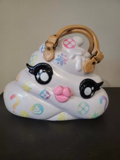 Poopsie Slime Surprise Pooey Puitton Purse Kit White Smiley Bag EMPTY Case  Only