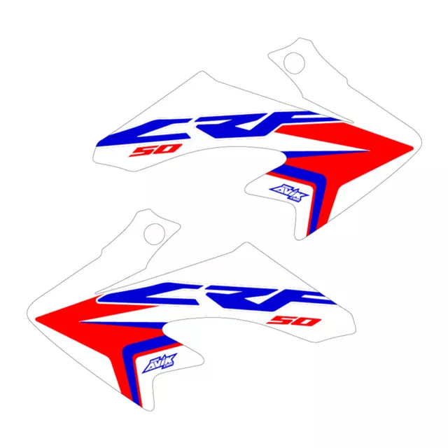 CRF50 Shroud Graphics 04-22 2020 Style White/red/blue FREE SHIPPING!