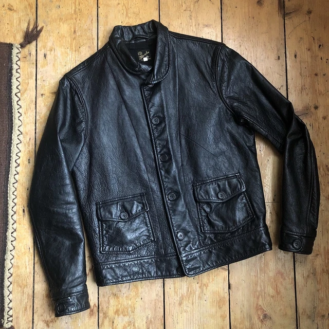 LEVI'S VINTAGE CLOTHING LVC 1930's Menlo Cossack Leather Jacket