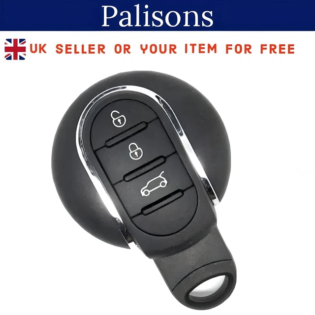 thumbnail interactive-video image 1 of Genuine Used BMW MINI 3-Button Remote Smart Key Fob For Clubman / Cooper (Tested) 1 of 6