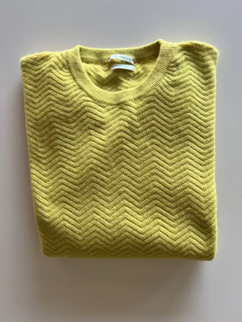 United Colors of Benetton Yellow women's wool jumper, Large