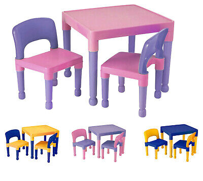 KIDS TABLE AND CHAIR SET Childrens Study Desk - Toddlers Childs Children Chair