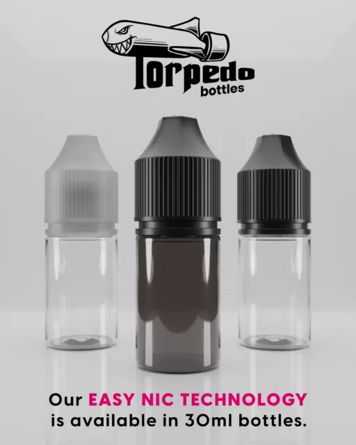 Torpedo 30ml nachfüllbar leer PET Flaschenbehälter für flüssiges Öl manipulierbar offensichtlich