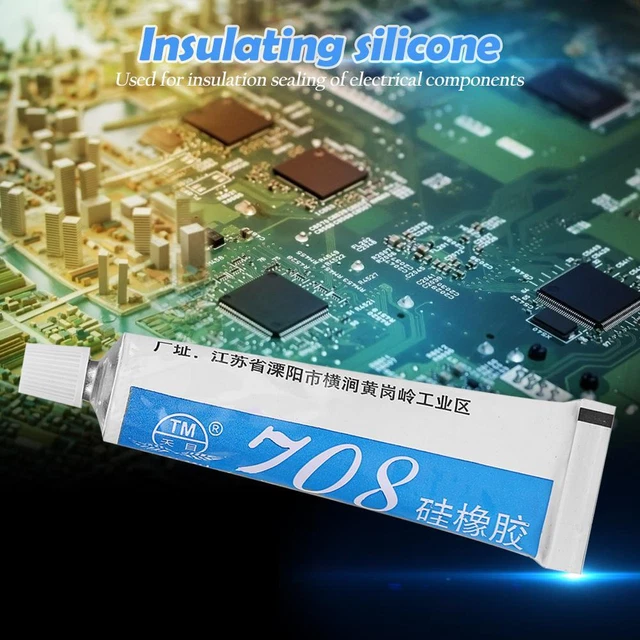 Adesivo sigillante in gomma siliconica liquida resistente alle alte temperature (708) -it
