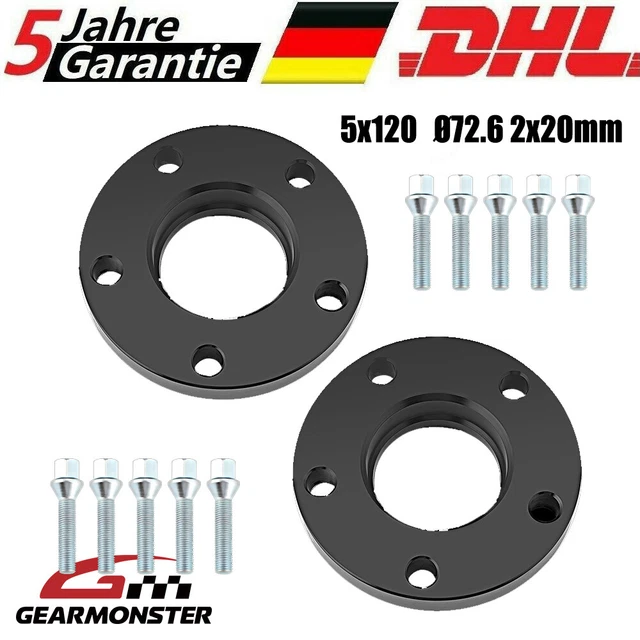 Distanziali Ruota Pindex Per BMW 5x120 - Set 15mm E 20mm Con Bulloni | Compatibile E36 E46 E90 Serie 1/3/5/7 - Foto 5