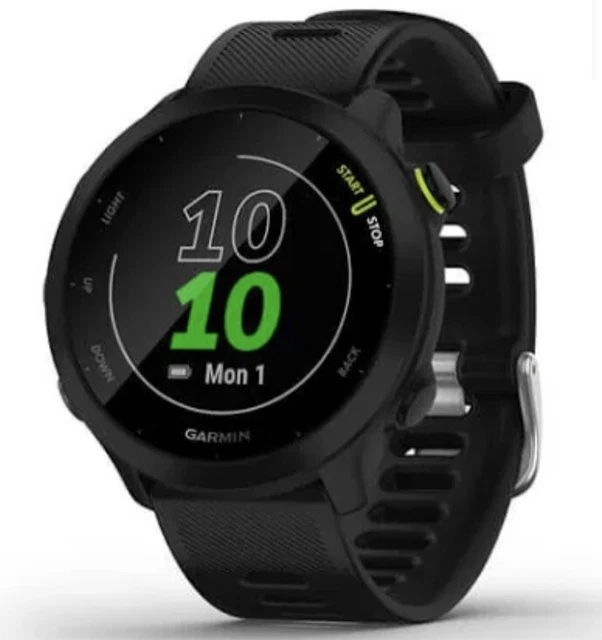 Garmin Forerunner 55 Orologio corsa running GPS 42 mm Nero Con 010-02562-10