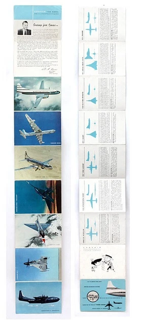 1950's CONVAIR Aircraft Information/Photo Folder 36"