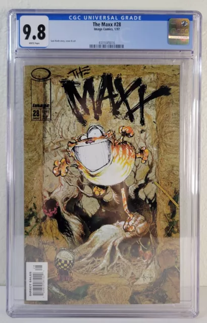 The Maxx #28 CGC 9.8 Image Comics 1997. Low Print Run. Just Graded Ships Safe!