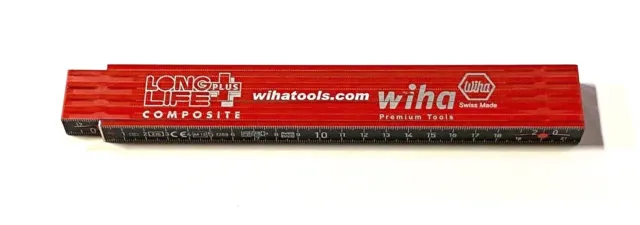 Wiha MaxiFlex Folding Ruler Composite Long Life 1mm Increments Swiss Made 61704