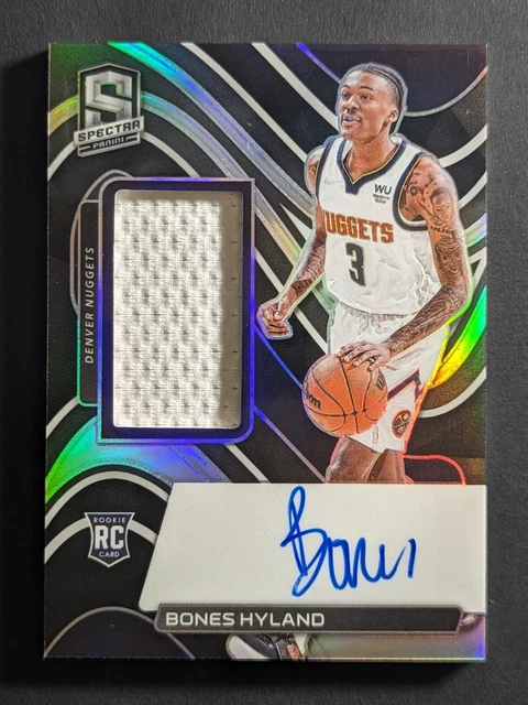 2022-23 BONES HYLAND Panini Select Sapphire Blue Prizm Auto 40/49