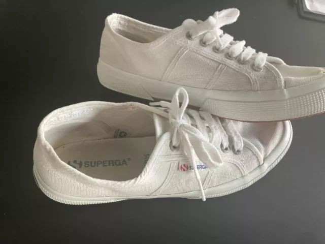 Superga white  2750 cotu classic women’s trainers | UK 6  | EU 39.5  | Pre-loved